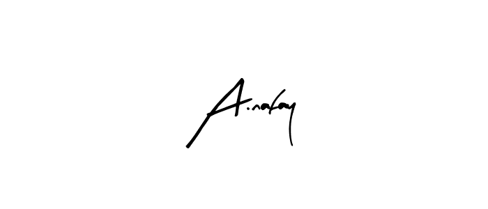 A.nafay stylish signature style. Best Handwritten Sign (Arty Signature) for my name. Handwritten Signature Collection Ideas for my name A.nafay. A.nafay signature style 8 images and pictures png