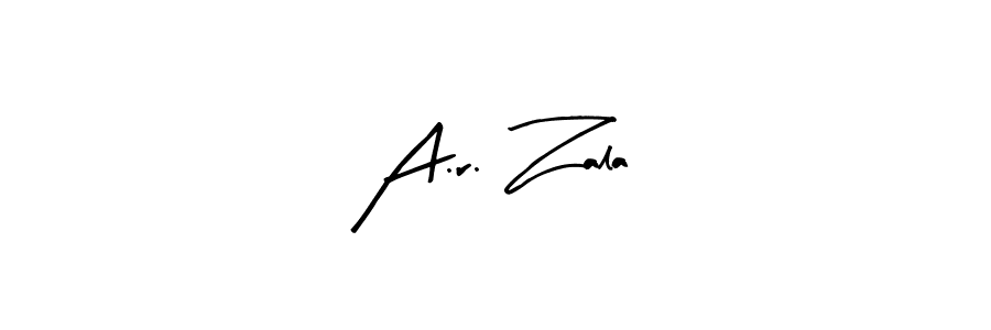 Also we have A.r. Zala name is the best signature style. Create professional handwritten signature collection using Arty Signature autograph style. A.r. Zala signature style 8 images and pictures png