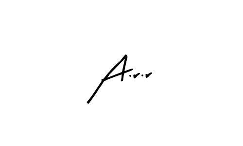 Make a beautiful signature design for name A.r.r. With this signature (Arty Signature) style, you can create a handwritten signature for free. A.r.r signature style 8 images and pictures png