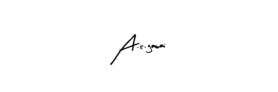 A.s.gawai stylish signature style. Best Handwritten Sign (Arty Signature) for my name. Handwritten Signature Collection Ideas for my name A.s.gawai. A.s.gawai signature style 8 images and pictures png