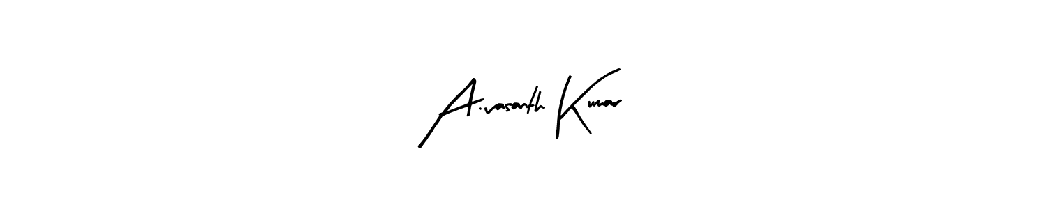 Once you've used our free online signature maker to create your best signature Arty Signature style, it's time to enjoy all of the benefits that A.vasanth Kumar name signing documents. A.vasanth Kumar signature style 8 images and pictures png