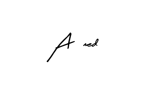 Design your own signature with our free online signature maker. With this signature software, you can create a handwritten (Arty Signature) signature for name A7med. A7med signature style 8 images and pictures png