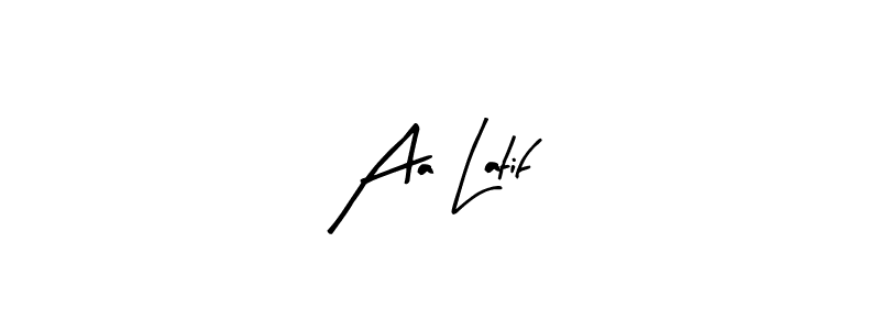 Make a beautiful signature design for name Aa Latif. Use this online signature maker to create a handwritten signature for free. Aa Latif signature style 8 images and pictures png