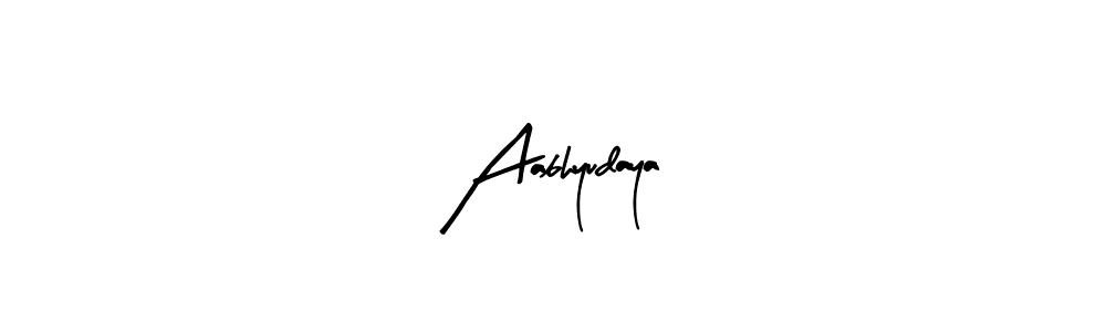 How to make Aabhyudaya signature? Arty Signature is a professional autograph style. Create handwritten signature for Aabhyudaya name. Aabhyudaya signature style 8 images and pictures png