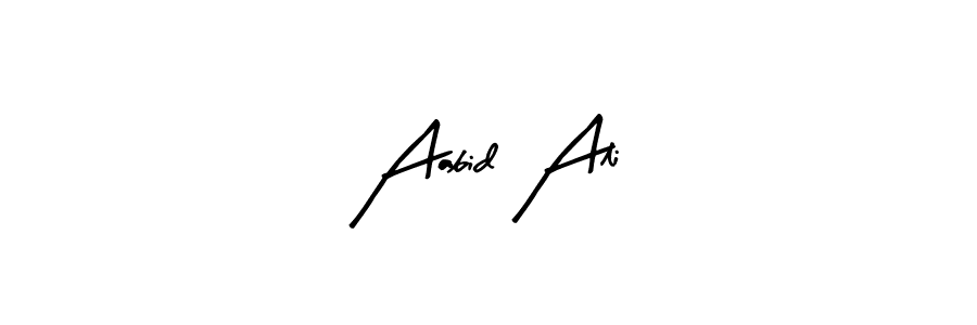 Create a beautiful signature design for name Aabid Ali. With this signature (Arty Signature) fonts, you can make a handwritten signature for free. Aabid Ali signature style 8 images and pictures png