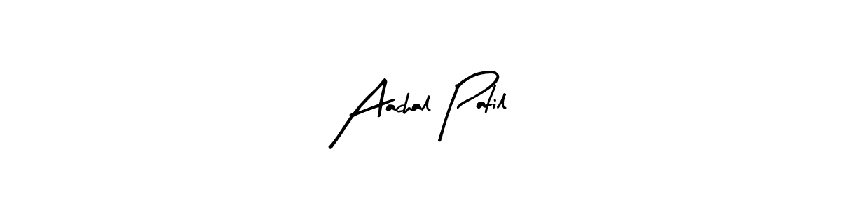 Create a beautiful signature design for name Aachal Patil. With this signature (Arty Signature) fonts, you can make a handwritten signature for free. Aachal Patil signature style 8 images and pictures png