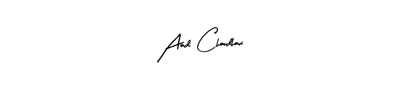 How to make Aadi Chaudhari signature? Arty Signature is a professional autograph style. Create handwritten signature for Aadi Chaudhari name. Aadi Chaudhari signature style 8 images and pictures png