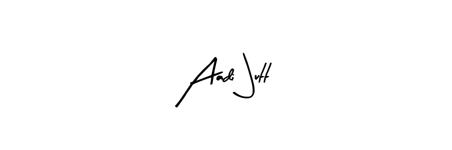 You should practise on your own different ways (Arty Signature) to write your name (Aadi Jutt) in signature. don't let someone else do it for you. Aadi Jutt signature style 8 images and pictures png