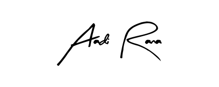 Download transparent PNG signature for name Aadi Rana styled with Arty Signature font. Ready to paste directly into PDF and Word agreements. Aadi Rana signature style 8 images and pictures png