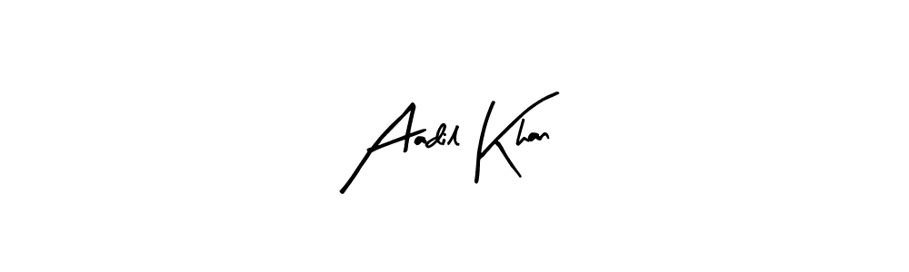 Use a signature maker to create a handwritten signature online. With this signature software, you can design (Arty Signature) your own signature for name Aadil Khan. Aadil Khan signature style 8 images and pictures png