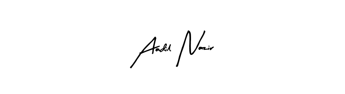 You can use this online signature creator to create a handwritten signature for the name Aadil Nazir. This is the best online autograph maker. Aadil Nazir signature style 8 images and pictures png