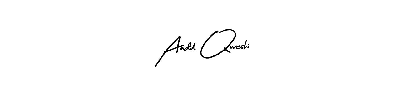 The best way (Arty Signature) to make a short signature is to pick only two or three words in your name. The name Aadil Qureshi include a total of six letters. For converting this name. Aadil Qureshi signature style 8 images and pictures png