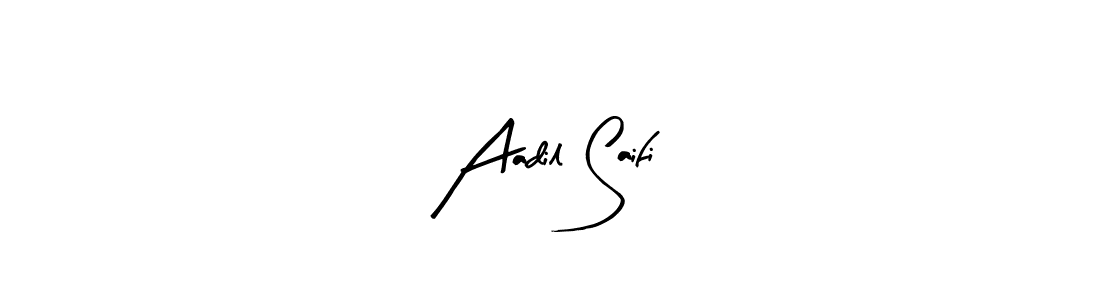 You should practise on your own different ways (Arty Signature) to write your name (Aadil Saifi) in signature. don't let someone else do it for you. Aadil Saifi signature style 8 images and pictures png