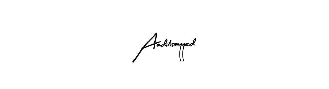 Make a beautiful signature design for name Aadilsayyed. With this signature (Arty Signature) style, you can create a handwritten signature for free. Aadilsayyed signature style 8 images and pictures png