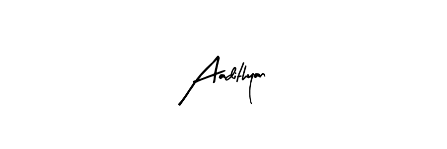 Make a beautiful signature design for name Aadithyan. With this signature (Arty Signature) style, you can create a handwritten signature for free. Aadithyan signature style 8 images and pictures png