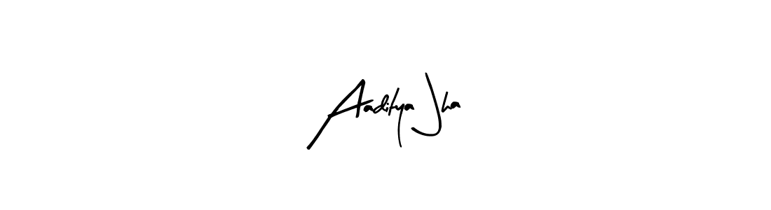 How to make Aaditya Jha signature? Arty Signature is a professional autograph style. Create handwritten signature for Aaditya Jha name. Aaditya Jha signature style 8 images and pictures png