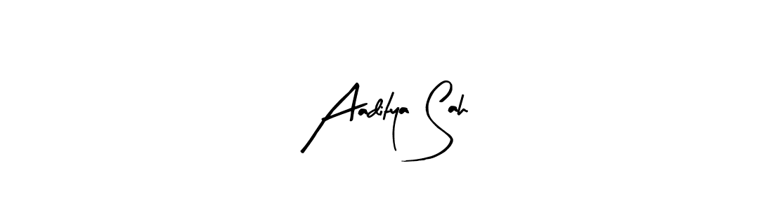 Design your own signature with our free online signature maker. With this signature software, you can create a handwritten (Arty Signature) signature for name Aaditya Sah. Aaditya Sah signature style 8 images and pictures png