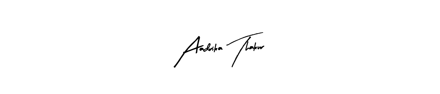 Use a signature maker to create a handwritten signature online. With this signature software, you can design (Arty Signature) your own signature for name Aadrika Thakur. Aadrika Thakur signature style 8 images and pictures png