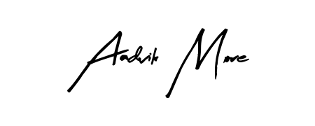 Aadvik More stylish signature style. Best Handwritten Sign (Arty Signature) for my name. Handwritten Signature Collection Ideas for my name Aadvik More. Aadvik More signature style 8 images and pictures png