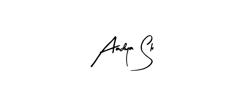 You should practise on your own different ways (Arty Signature) to write your name (Aadya Sk) in signature. don't let someone else do it for you. Aadya Sk signature style 8 images and pictures png
