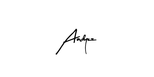 How to make Aadyzz name signature. Use Arty Signature style for creating short signs online. This is the latest handwritten sign. Aadyzz signature style 8 images and pictures png