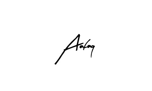 Design your own signature with our free online signature maker. With this signature software, you can create a handwritten (Arty Signature) signature for name Aafaq. Aafaq signature style 8 images and pictures png