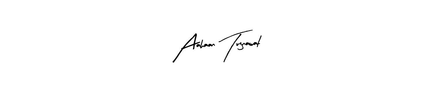 Also we have Aahaan Tugnawat name is the best signature style. Create professional handwritten signature collection using Arty Signature autograph style. Aahaan Tugnawat signature style 8 images and pictures png