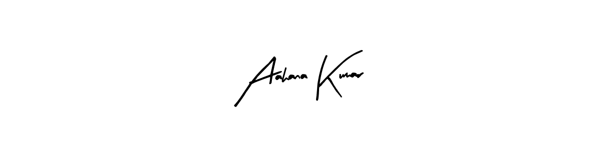 How to make Aahana Kumar signature? Arty Signature is a professional autograph style. Create handwritten signature for Aahana Kumar name. Aahana Kumar signature style 8 images and pictures png