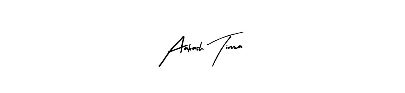 Similarly Arty Signature is the best handwritten signature design. Signature creator online .You can use it as an online autograph creator for name Aakash Tiruwa. Aakash Tiruwa signature style 8 images and pictures png