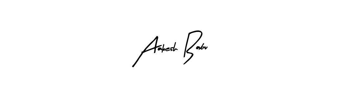 Also we have Aakesh Babu name is the best signature style. Create professional handwritten signature collection using Arty Signature autograph style. Aakesh Babu signature style 8 images and pictures png