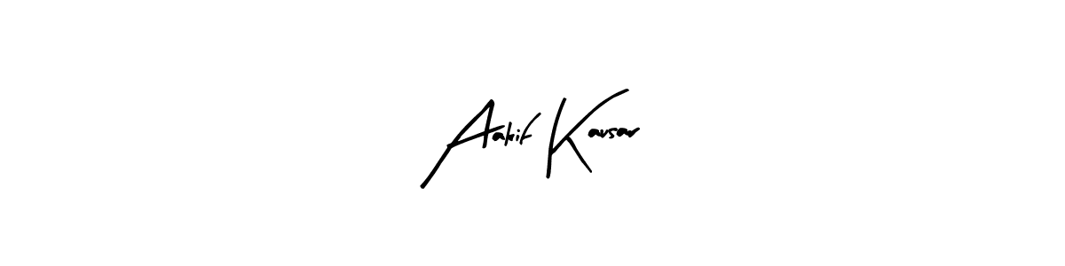 It looks lik you need a new signature style for name Aakif Kausar. Design unique handwritten (Arty Signature) signature with our free signature maker in just a few clicks. Aakif Kausar signature style 8 images and pictures png
