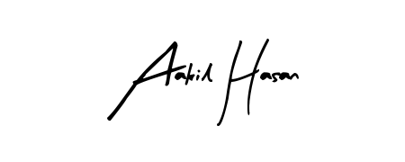 The Arty Signature typeface gives name Aakil Hasan a refined look. Suitable for certificates, diplomas, and official verification. Aakil Hasan signature style 8 images and pictures png
