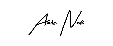 Upgrade your professional image with Aale Nabi signature created with Arty Signature font. Fast, free, and watermark-free download. Aale Nabi signature style 8 images and pictures png