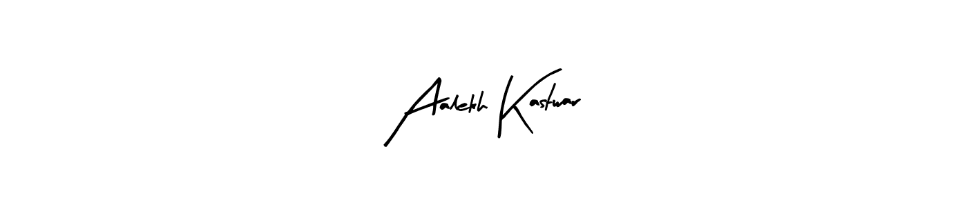 Arty Signature is a professional signature style that is perfect for those who want to add a touch of class to their signature. It is also a great choice for those who want to make their signature more unique. Get Aalekh Kastwar name to fancy signature for free. Aalekh Kastwar signature style 8 images and pictures png