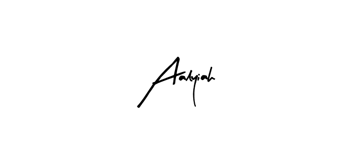 Arty Signature is a professional signature style that is perfect for those who want to add a touch of class to their signature. It is also a great choice for those who want to make their signature more unique. Get Aalyiah name to fancy signature for free. Aalyiah signature style 8 images and pictures png