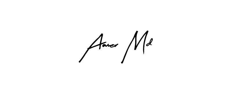 Also You can easily find your signature by using the search form. We will create Aamer Md name handwritten signature images for you free of cost using Arty Signature sign style. Aamer Md signature style 8 images and pictures png