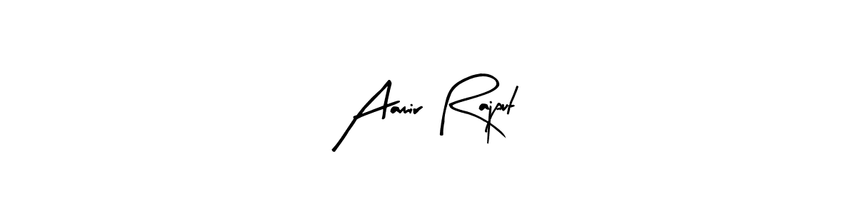 Make a beautiful signature design for name Aamir Rajput. With this signature (Arty Signature) style, you can create a handwritten signature for free. Aamir Rajput signature style 8 images and pictures png