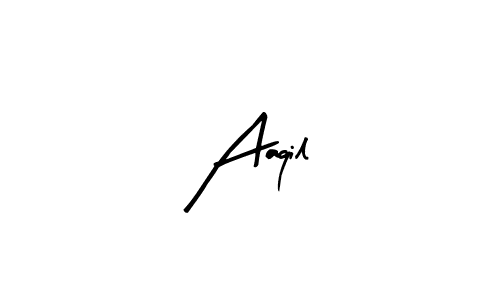 Use a signature maker to create a handwritten signature online. With this signature software, you can design (Arty Signature) your own signature for name Aaqil. Aaqil signature style 8 images and pictures png