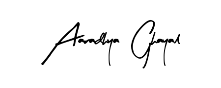 Get inspired by this graceful Arty Signature signature style for name Aaradhya  Ghayal. Smooth loops and balanced proportions for everyday use. Aaradhya  Ghayal signature style 8 images and pictures png