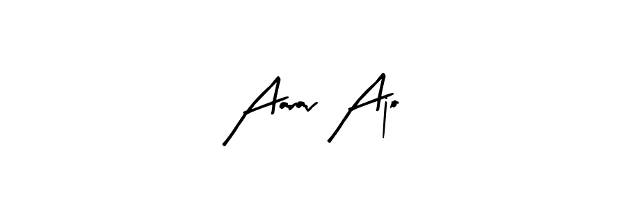 Similarly Arty Signature is the best handwritten signature design. Signature creator online .You can use it as an online autograph creator for name Aarav Ajo. Aarav Ajo signature style 8 images and pictures png