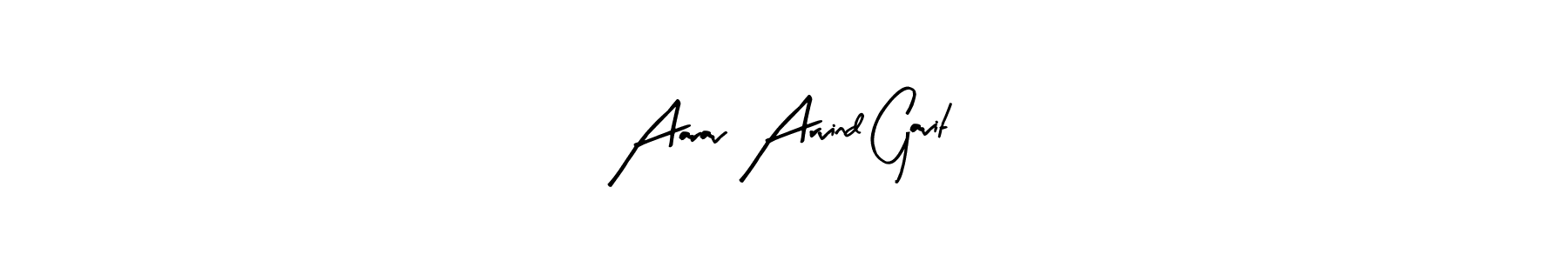The best way (Arty Signature) to make a short signature is to pick only two or three words in your name. The name Aarav Arvind Gavit include a total of six letters. For converting this name. Aarav Arvind Gavit signature style 8 images and pictures png