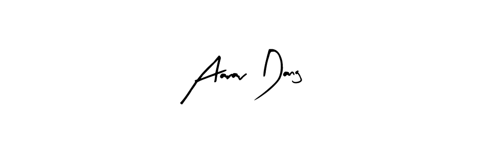 Use a signature maker to create a handwritten signature online. With this signature software, you can design (Arty Signature) your own signature for name Aarav Dang. Aarav Dang signature style 8 images and pictures png