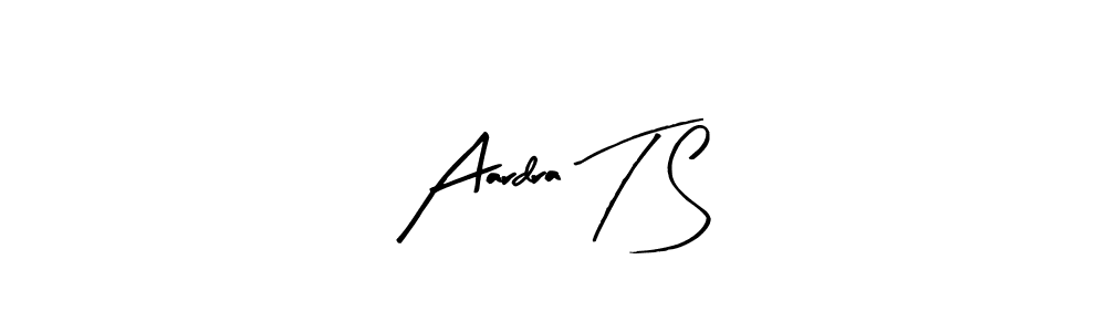 You should practise on your own different ways (Arty Signature) to write your name (Aardra T S) in signature. don't let someone else do it for you. Aardra T S signature style 8 images and pictures png