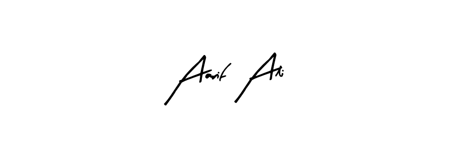 You can use this online signature creator to create a handwritten signature for the name Aarif Ali. This is the best online autograph maker. Aarif Ali signature style 8 images and pictures png