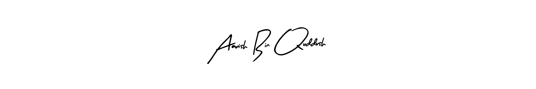 How to Draw Aarish Bin Quddush signature style? Arty Signature is a latest design signature styles for name Aarish Bin Quddush. Aarish Bin Quddush signature style 8 images and pictures png