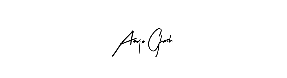 Design your own signature with our free online signature maker. With this signature software, you can create a handwritten (Arty Signature) signature for name Aarjo Ghosh. Aarjo Ghosh signature style 8 images and pictures png