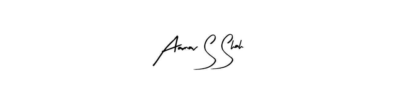 You should practise on your own different ways (Arty Signature) to write your name (Aarnav S Shah) in signature. don't let someone else do it for you. Aarnav S Shah signature style 8 images and pictures png