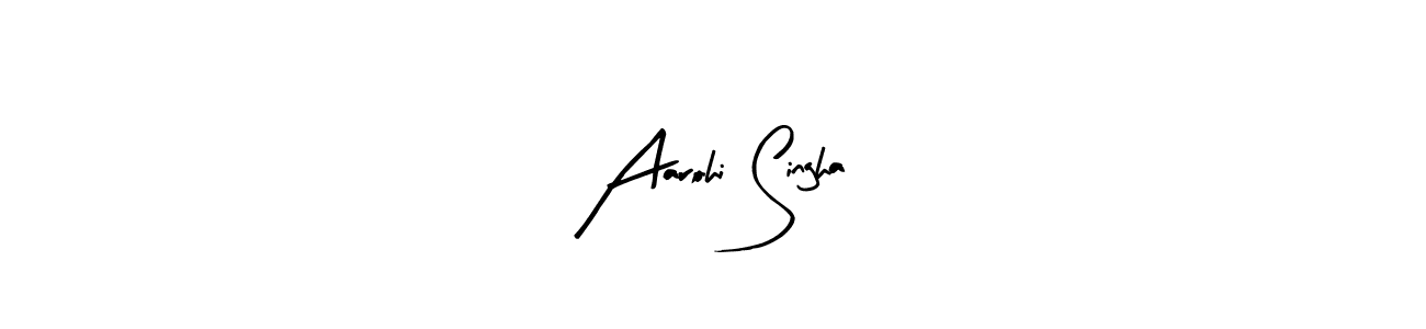 Aarohi Singha stylish signature style. Best Handwritten Sign (Arty Signature) for my name. Handwritten Signature Collection Ideas for my name Aarohi Singha. Aarohi Singha signature style 8 images and pictures png