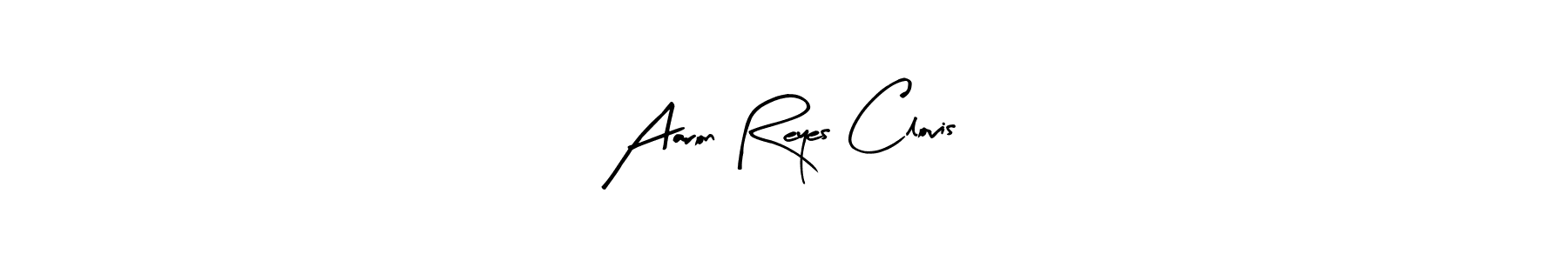 Use a signature maker to create a handwritten signature online. With this signature software, you can design (Arty Signature) your own signature for name Aaron Reyes Clovis. Aaron Reyes Clovis signature style 8 images and pictures png