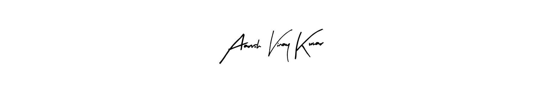 This is the best signature style for the Aarush Vinay Kumar name. Also you like these signature font (Arty Signature). Mix name signature. Aarush Vinay Kumar signature style 8 images and pictures png